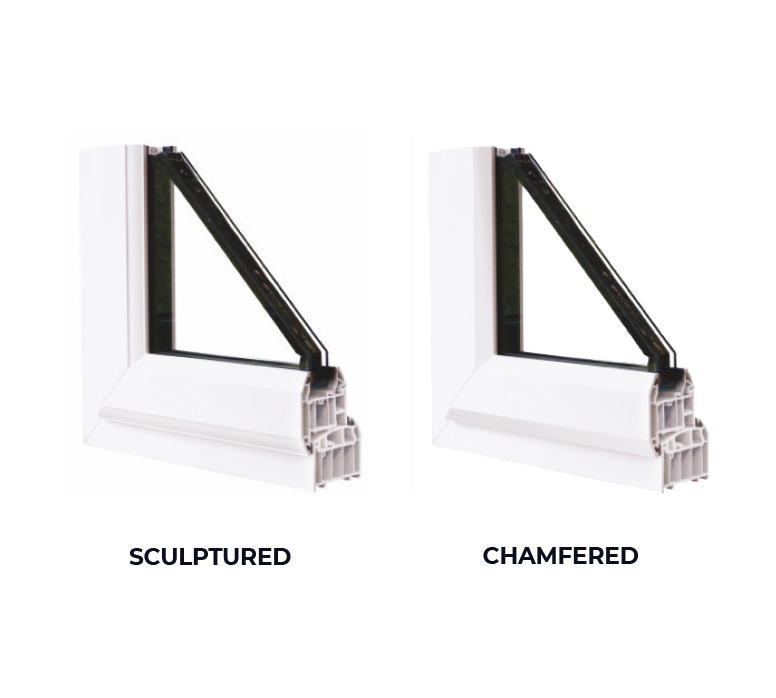 Sculpted-chamfered